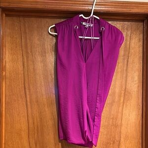 Vibrant Purple Sleeveless Top